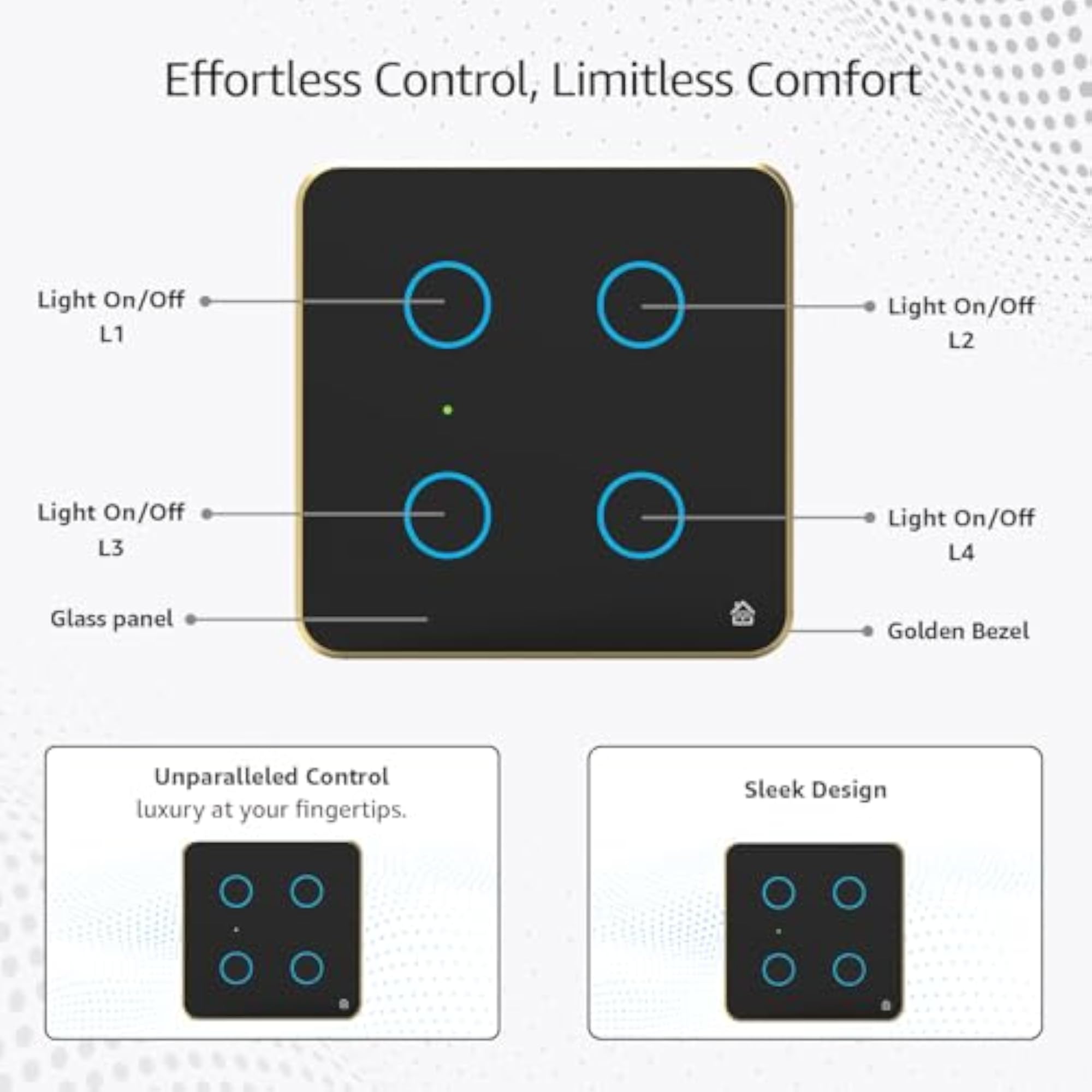 Smart Switch Board with 4 Switch Modules