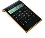 Calculator,Ultra Thin Standard Function Electronics Desktop Calculators,Big Button 8 Digit Large LCD Display,Portable Handheld Counter with Calendar for Daily Basic Office Home,School,Bank(Black)