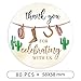 2.4 Inch Cute Cowboy Thank You for Celebrating with us Sitcker,Baby Shower Thank You Stickers,Cowboy Baby Shower Theme Favors Labels Decorations Supplies for Boys(80 PCS)