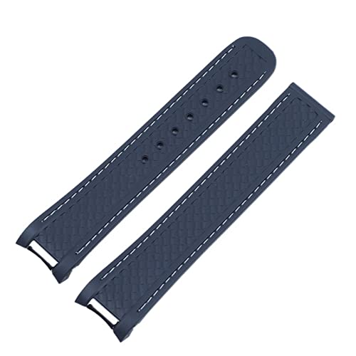 Bracelet montre 20mm Seamaster 300 Aqua Terra caoutchouc noir