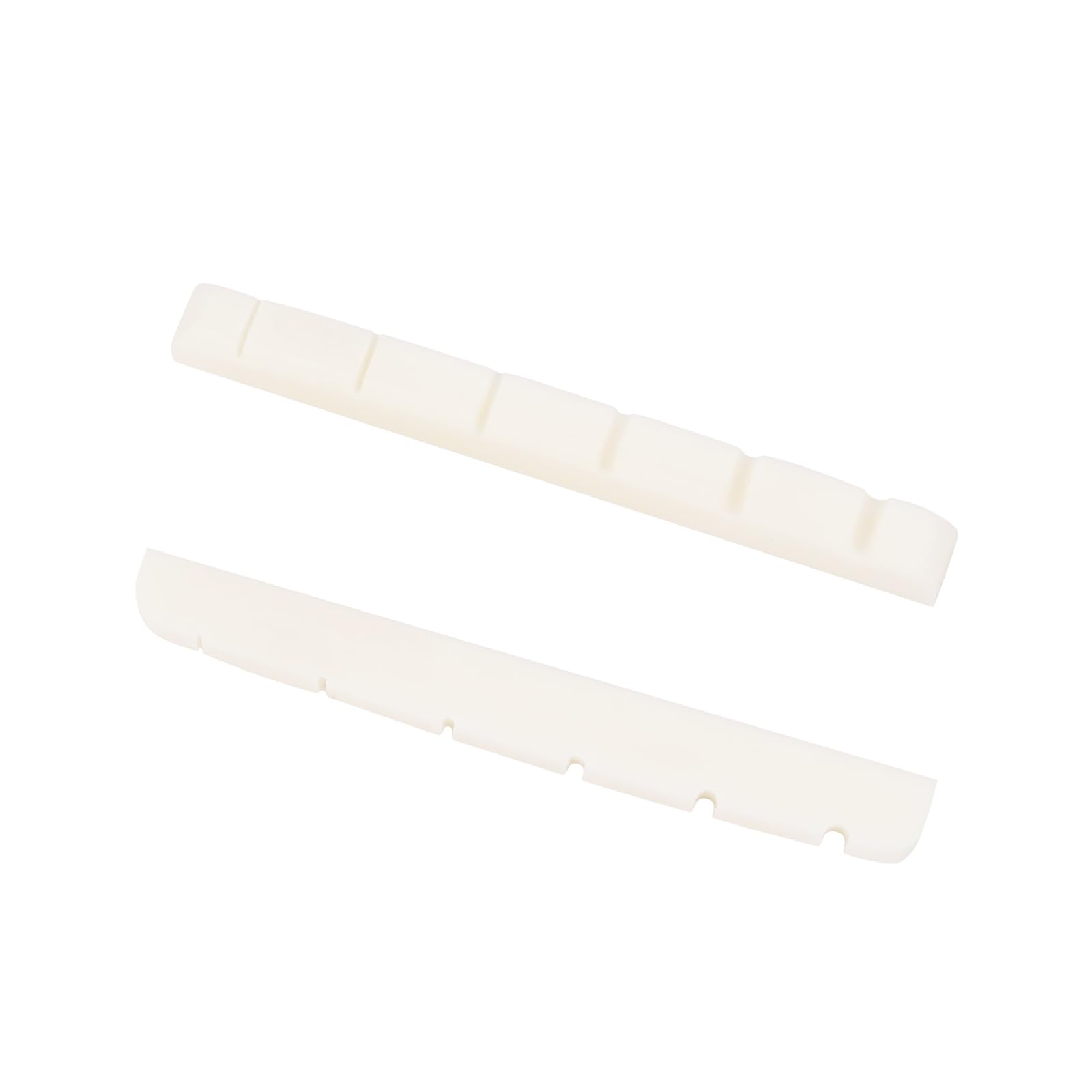 Banworks 6-String Electric Guitar Nuts with Flat Bottom Cattle Bone Nuts Pre-Slotted Nuts Replacement Part for Strat ST Tele Guitars Pack of 2 JT/XZ-01 42x3.5x4.5/3.5mm (1-21/32"x9/64"x11/64") - Image 3