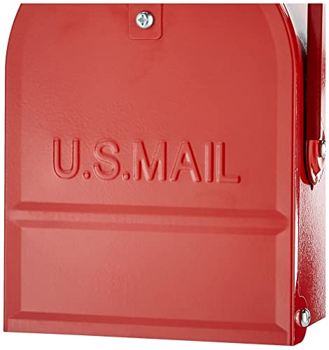 Amerikanischer Briefkasten Alubox aus verzinktem Blech mit Fahne