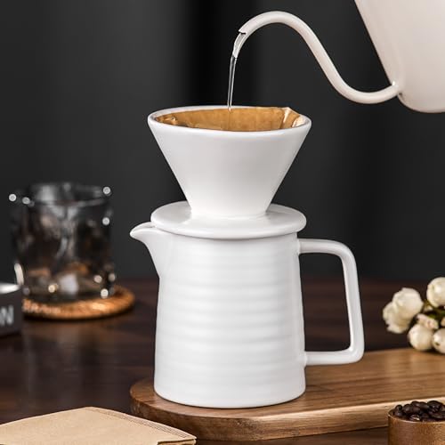 Machine à café manuelle en céramique pour vos pauses douces au bureau - 7