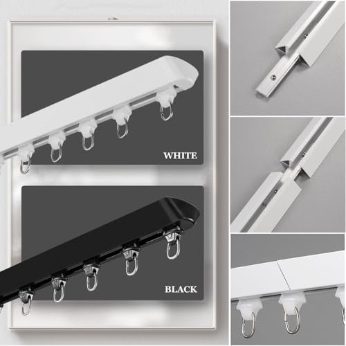 Tringle à rideau pliable pour optimiser les angles de douche - 6