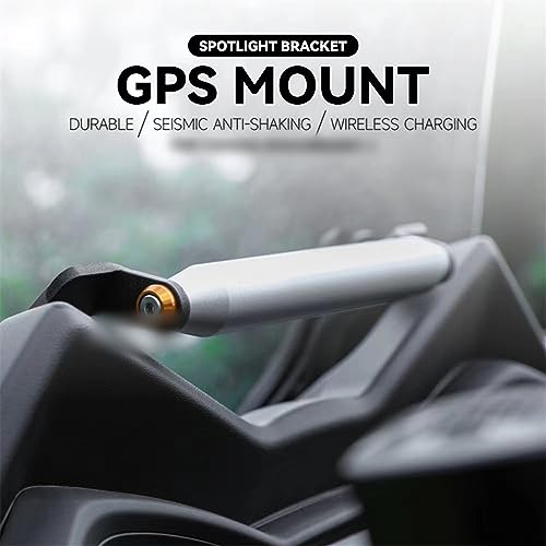 Support GPS XMAX 300 moto avec chargeur USB sans fil et fixation pour projecteur