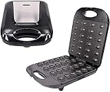 KELITINAus Tuerca Eléctrica Fabricante de Pasteles de Alta Capacidad 24, Tuerca Panadero Pan Waffle Sandwich Sandwich Hornear Sartén para Tostadora, Desayuno, Cocina, Horno Regalo