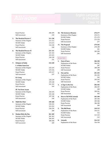 All In One English Language & Literature CBSE Class 10 2020-21 (Old Edition) 3
