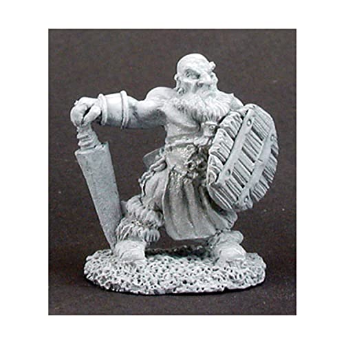 Gullivar - Male Gnome Barbarian w/Sword & Shield MINT/New
