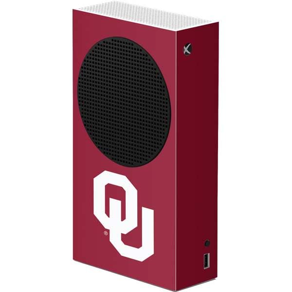 Skinit Decal Gaming Skin Compatible with Xbox Series S Console - Officially Licensed University of Oklahoma Sooners Cracked Design