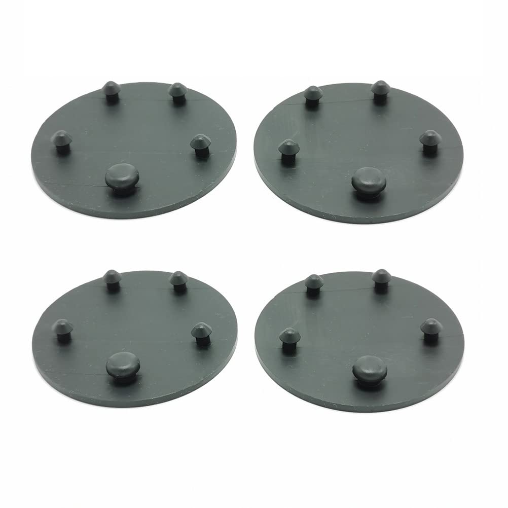 DuRally Replacement Seals for 7381424-100.0070A American Standard VorMax Silicone Flappers, 2nd Gen Upgraded Material and Packing (4 Pack to Fix 2 Toilets)