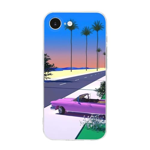 iPhone 16 �P�[�X �A�[�g���[�N �C���X�g���[�^�[ �E�i�䔎 ��i TPU �S�@��Ή� �y�� �ϏՌ� �C�菝��y�x�̗�������ی� �����J�� ���C�����X�[�d��Ή� iPhone 16 E Transparent