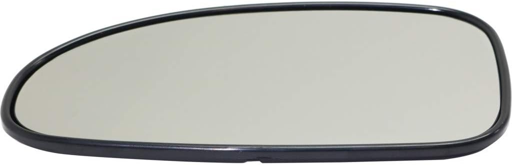 For Buick Lesabre 2000 01 02 03 04 2005 Mirror Glass Driver Side | Heated | w/Backing Plate | Flat Glass Type | Replacement For 88986372, 12482399
