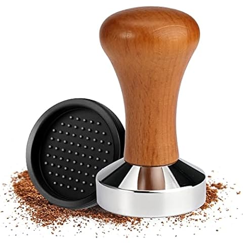 Prensador de Café Tamper 51mm con Base de Silicona Cover
