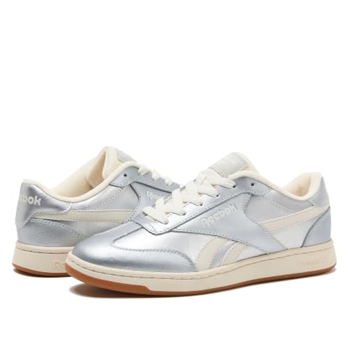 Reebok City Terrace Sneakers for Women, Casual Tennis Womens Shoes, Silver Metallic/Chalk/Gum, 9.5 by Reebok - Used condition - Image 6
