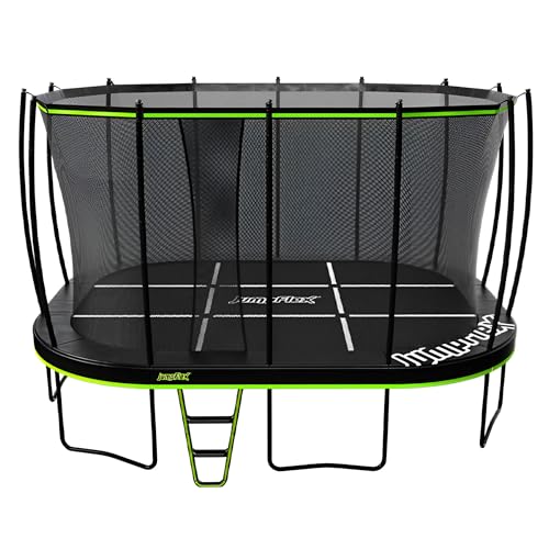 JumpFlex 17FT Round Trampoline with Enclosure & Ladder