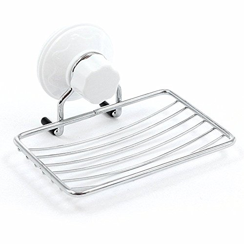 Preisvergleich Produktbild logei® Saugnapf-Seifenhalter Seifenablage Seifenschale Seifenhalterung soap holder Saugkraft wasserdichte, Befestigen ohne Bohren