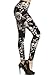 Leggings Depot Ultra Soft REGULAR and PLUS Popular Best Printed Fashion Leggings Batch1 (Regular (Size 0-12), Charcoal Rose)