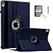 JYtrend Case for 10.5-inch iPad Air 3rd, Rotating Stand Smart Magnetic Auto Wake Up/Sleep Cover for 2019 iPad Air 3 - A2152 A2153 A2154 A2123 MUUR2LL/A MUUL2LL/A MV162LL/A MV1F2LL/A MV172LL/A (Navy)