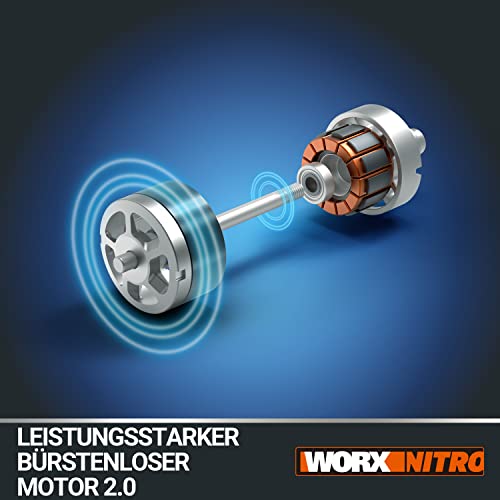 WORX WG543E Profi Akku-Laubbläser Leafjet 20V, inkl. 4Ah Akku & Ladegerät – Ansicht 4