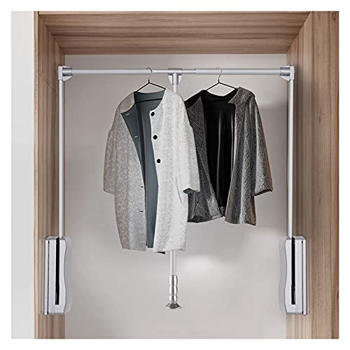 LYLFF Rails D'armoire Pull-Down Montés Muraux, Rails De Garde-Robe Télescopiques, Sauvetage De l'espace, Porte-Bagages, Palier De Charge 30kg (Size : 600-830mm)