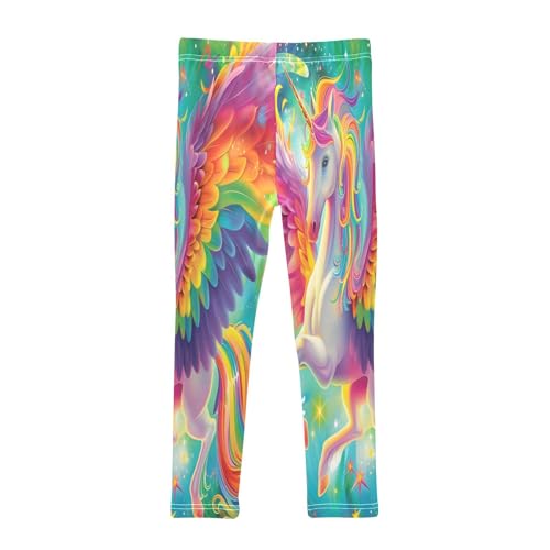 Toddler Girls Leggings Printed Yoga Pants Leggings Unicorn in Center for Kids2