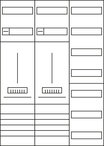 Preisvergleich Produktbild Hager Komplettschrank, univers Z ZB335C27Z