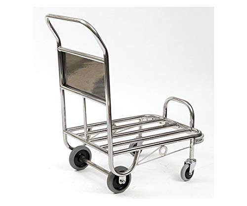 金沢車輌 ステンレス小型バゲジカート 前方バンパーゴム付 SH-59A