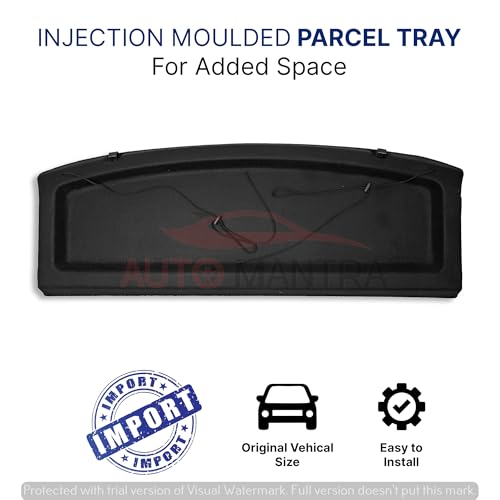 Image of Car Parcel Tray Diggi Luggage Tray in Perfect Fitting Compatible for I20 Elite