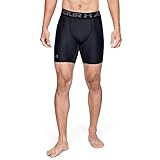 Under Armour HeatGear ARMOUR 2.0 COMP Shorts, Pantaloni Corti, Uomo, Nero (Black/Graphite 001), XL
