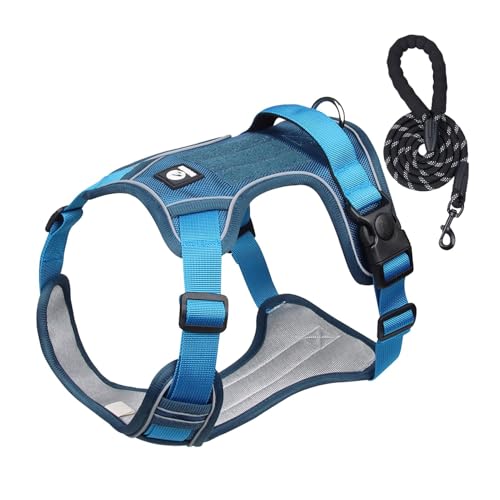 Arnés para perros con mango – Anti Pull Dog Cabla | para perros pequeños | Embaración del perro | Arnés extraíble Redded con mango | Masino para perro