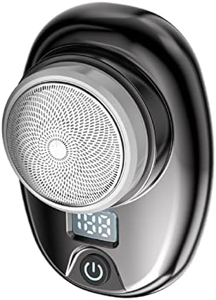 Mini Electric Razor for Men,Mini Shaver Portable Electric Waterproof Shaver,Pocket Portable Electric Shaver, Men's Foil Shavers USB Rechargeable Shaver (Gradual Black)