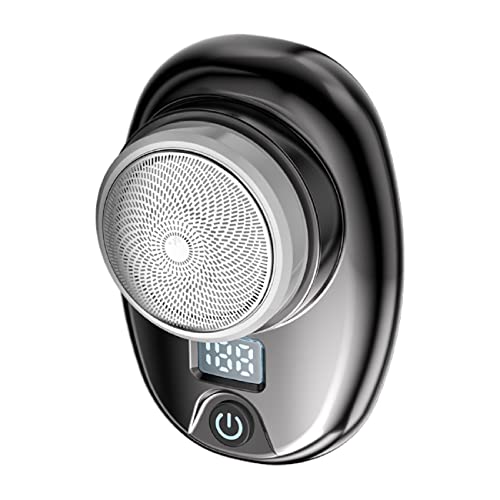 Mini Electric Razor For Men,Mini Shaver Portable Electric Waterproof Shaver,Pocket Portable Electric Shaver, Men's Foil Shavers Usb Rechargeable Shaver (Gradual Black) #TOP21