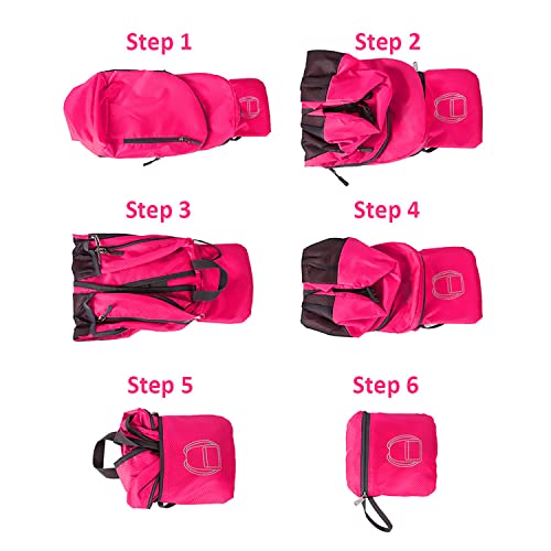 Mountop Outdoor Lightweight Foldable Water Resistant Backpack For Travel Hiking Riding #TOP5