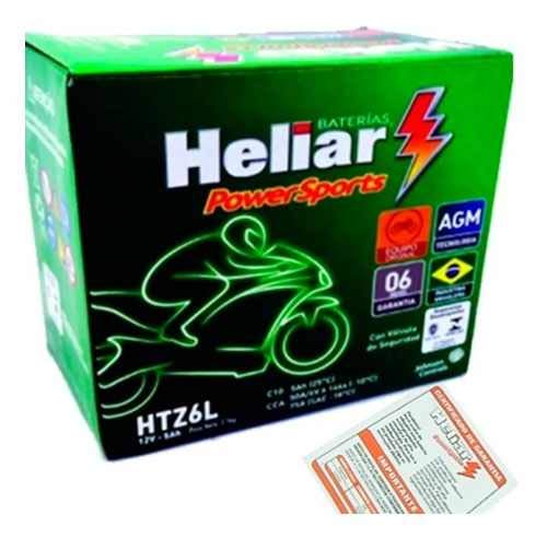 Bateria C/Nf 5ah Htz6l Moto Honda Cg Titan/fan 125/150/160