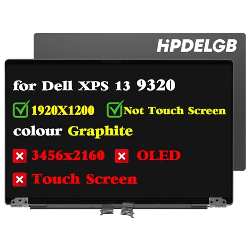 Dalle tactile Dell XPS 13 Plus 9320 haute fidélité 1920x1200