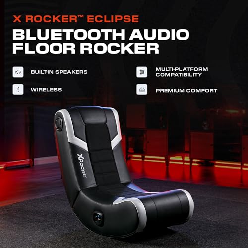 X Rocker Video Gaming Floor Rocker Chair 5110301 の商品画像 3