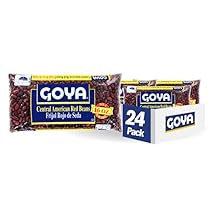 Goya Foods Central American Red Beans, Dry, 16 Ounce Pack of 24