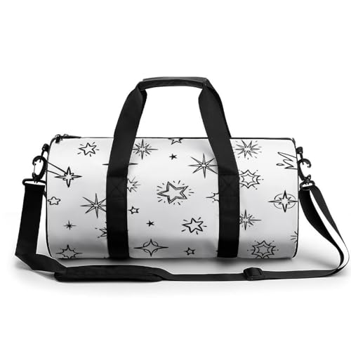 Sac de voyage Étoiles Noires pour camping randonnée et week-end