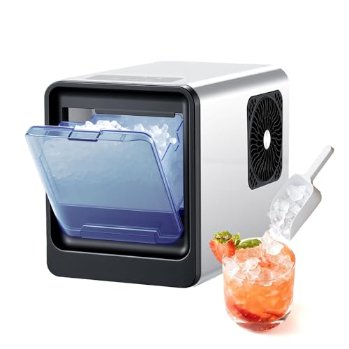 VEVOR Máquina de Hielo en Pepitas de Encimera 15 kg/24 h, Máquina de Hielo Masticable en Pepitas Autolimpiable con Cuchara, Tanque de Agua de 0,8 L, para Hogar, Cocina, Oficina, Bar, Fiestas VEVOR Máquina de Hielo en Pepitas de Encimera 15 kg/24 h, Máquina de Hielo Masticable en Pepitas Autolimpiable con Cuchara, Tanque de Agua de 0,8 L, para Hogar, Cocina, Oficina, Bar, Fiestas