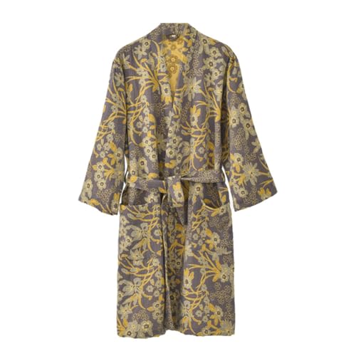 Peignoir kimono yukata en gaze de coton PRINCESS BRIDE pour homme et femme 4 saisons