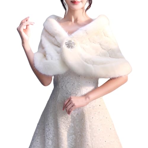 Châle d'hiver pour mariage romantique et conte de fées