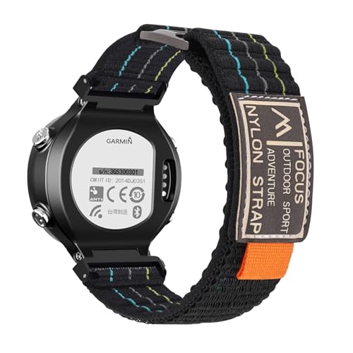 La Mejor Selección de garmin 735xt precio para comprar hoy. 41 Suave Nylon Correas Compatible con Garmin Forerunner 220/230/620/630/735XT Correa, Correa de Elástico Trenzadas Nailon Reloj con Anillo Metálico Sport Pulseras para Garmin...