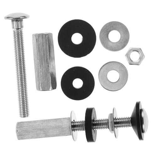 LIFKOME Juego De Accesorios Para Tornillos De Tanque De Inodoro, Pernos Para Asiento De Inodoro, Juego De Juntas De Tanque De Inodoro, 2 Uds.