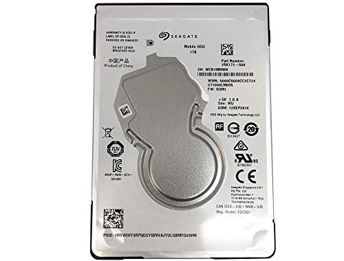 Seagate 1TB 5400RPM 128MB Cache 7MM SATA 6Gb/s 2.5inch Internal Gaming Hard Drive (for PS3/PS4 HDD Upgrade) (Renewed)