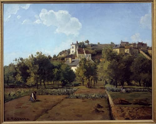 Ermitage à Pontoise Peinture Pissarro : Réveillez vos murs blancs avec l'art moderne
