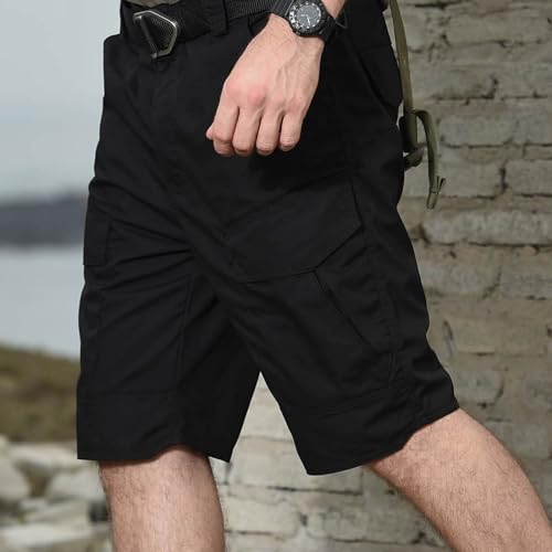 Short homme sport et cargo en coton ample avec cordon