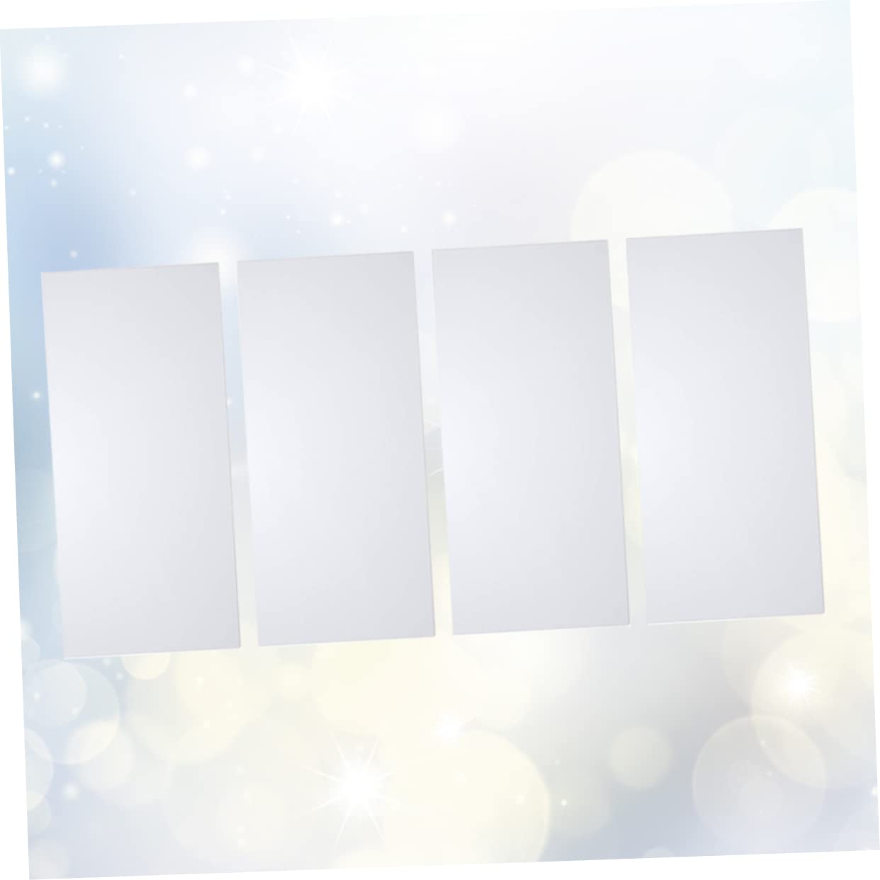 Cubierta Magnética de Ventilación de Aire 30x14 CM Pack de 4 Blanco | Imán para Rejillas de Pared y Suelo, Sellado de Doble Capa, Material Magnético, Color Blanco, Fácil Instalación