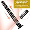 BDSMJOY 340mm Anal Dildo mit Saugnapf,Extra Lange Dildos Analdilos Herren,Analplug Diloschwanz für Frauen Männer,Riesen Dildo Groß Anal Plug Butt Plug,Anal Masturbieren für Männer (Schwarz, M) #3