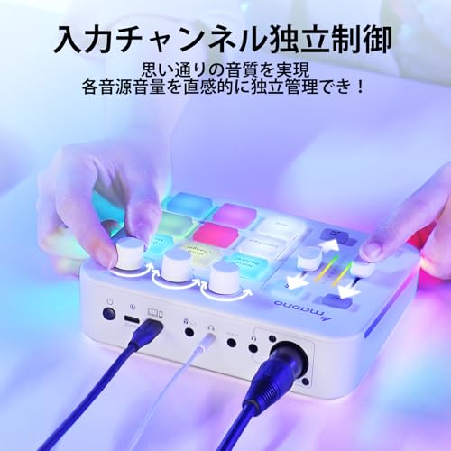 MAONO ゲーミングオーディオミキサー G1 NEO