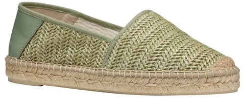 Geox Lampedusa espadrilles compensées femme sandales d'été en corde et cuir
